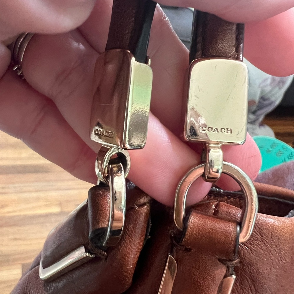 Coach Edie Tan Handbag - Picture 7 of 10
